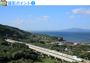 九州｜撮影ポイント(2)九州新幹線を撮るならこの撮影地は外せない