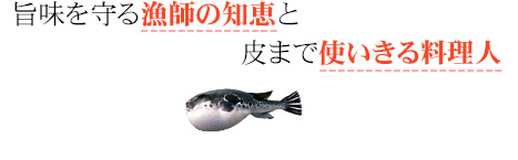 旨味を守る漁師の知恵と皮まで使いきる料理人