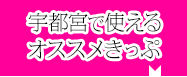 宇都宮で使えるオススメきっぷ