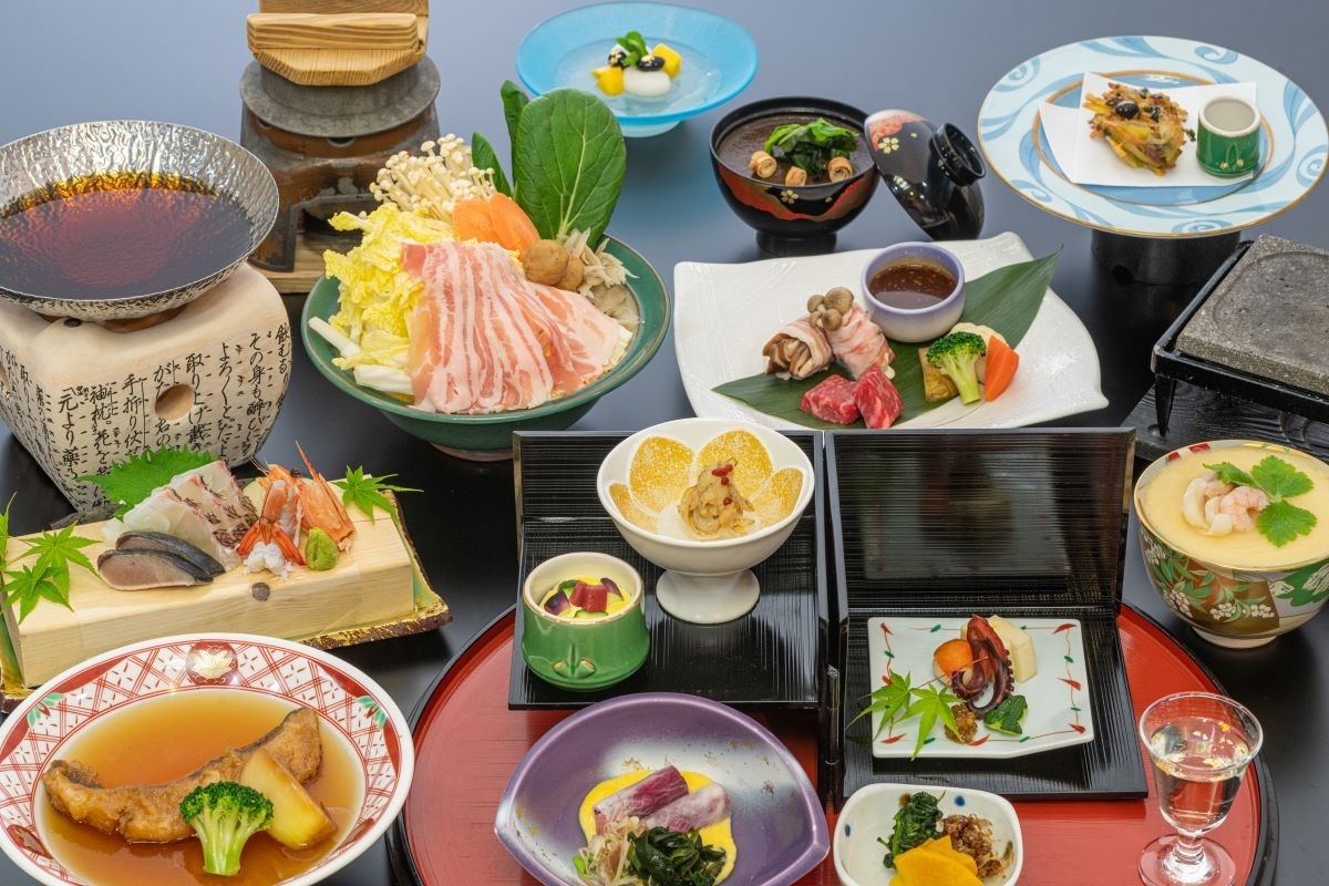 清次郎の湯　ゆのごう館　料理　夕食