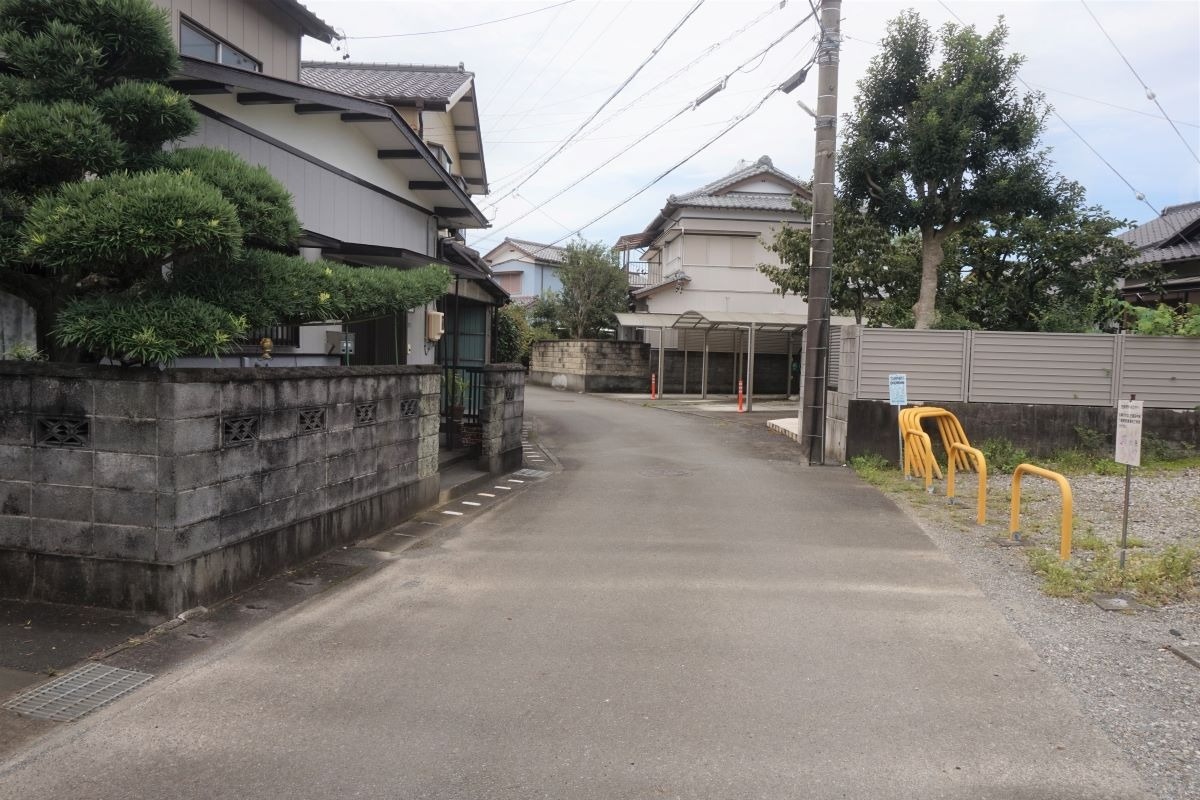 田中城跡の道