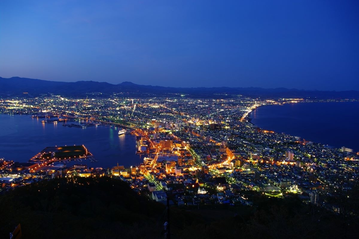 函館の100万ドルの夜景