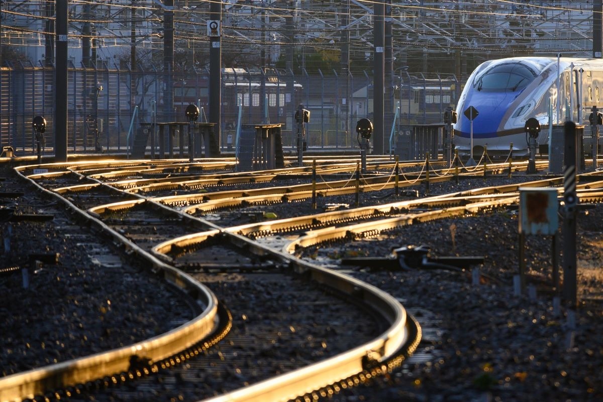 回送線のイメージ（東京新幹線車両センター）