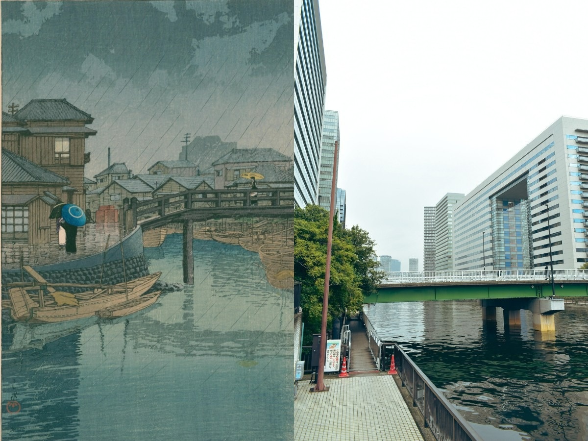 川瀬巴水『品川』1931年作