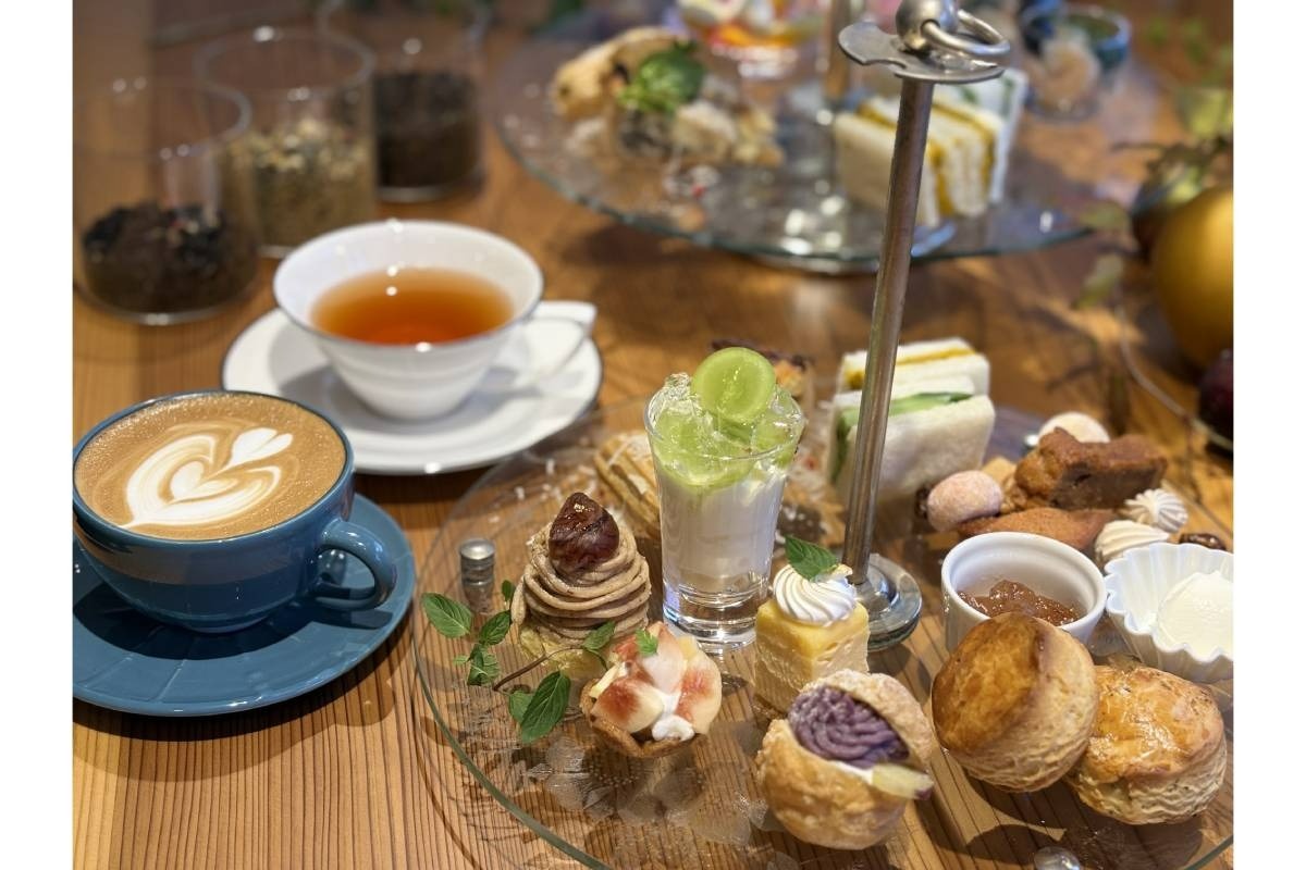 アフタヌーンティも楽しめる