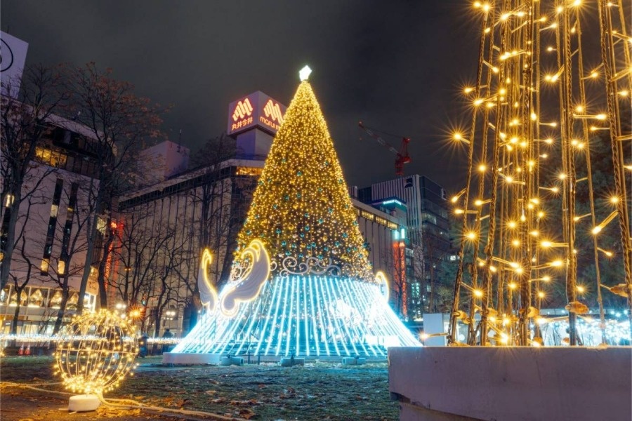 各会場で雰囲気の違ったイルミネーションが楽しめる