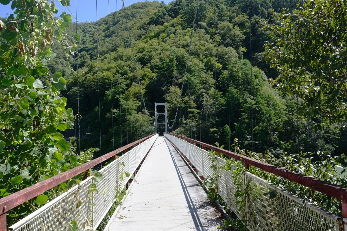 為栗駅近くの天竜橋