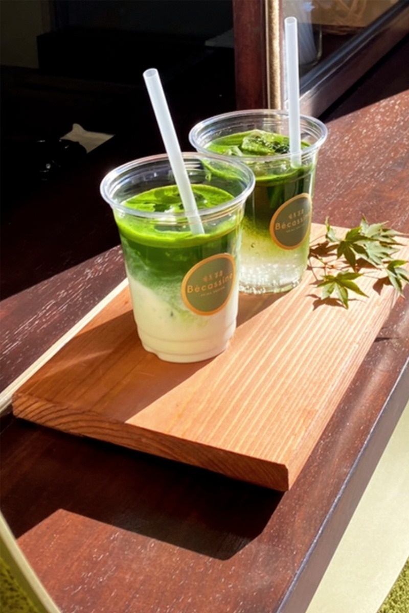 抹茶有馬サイダー（890円）