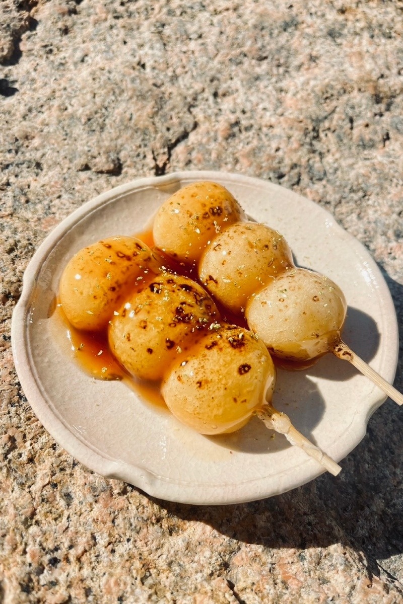 有馬山椒みたらし団子（2本 600円）