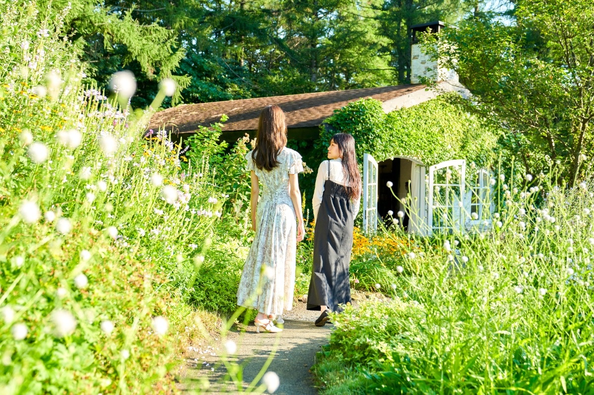 ドラマのロケ地でもある「風のガーデン」