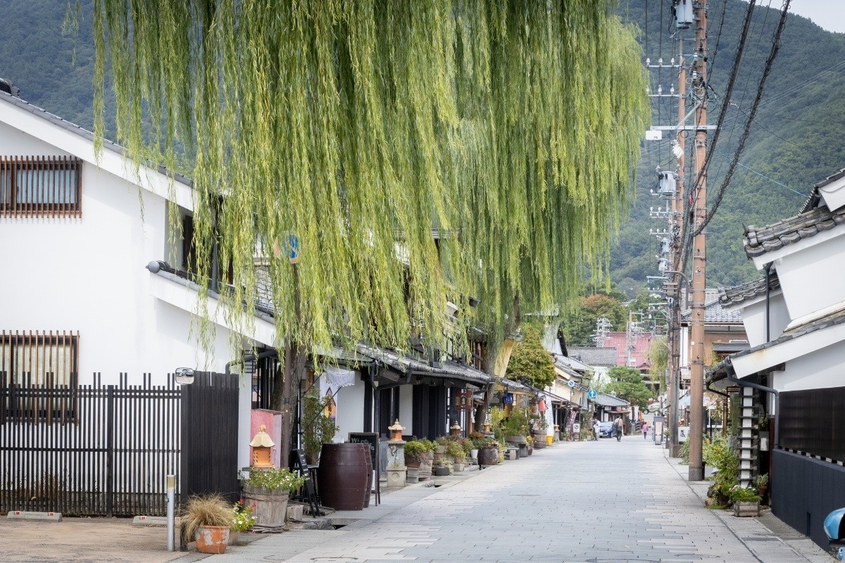 タイムスリップしたかのような趣ある「柳町」の通り