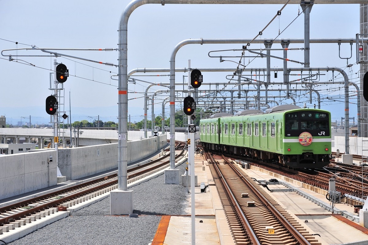 高架となった奈良駅　2010.5.15