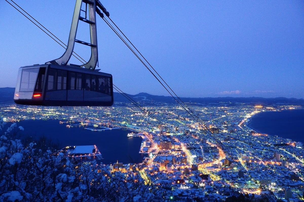 函館山ロープウェイと夜景