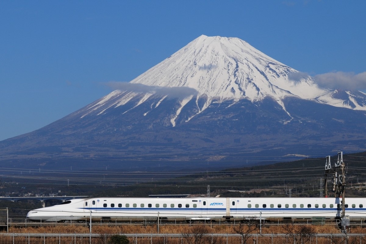 富士山と新幹線