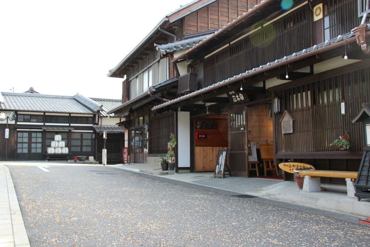 古い日本の街並み（中津川宿）