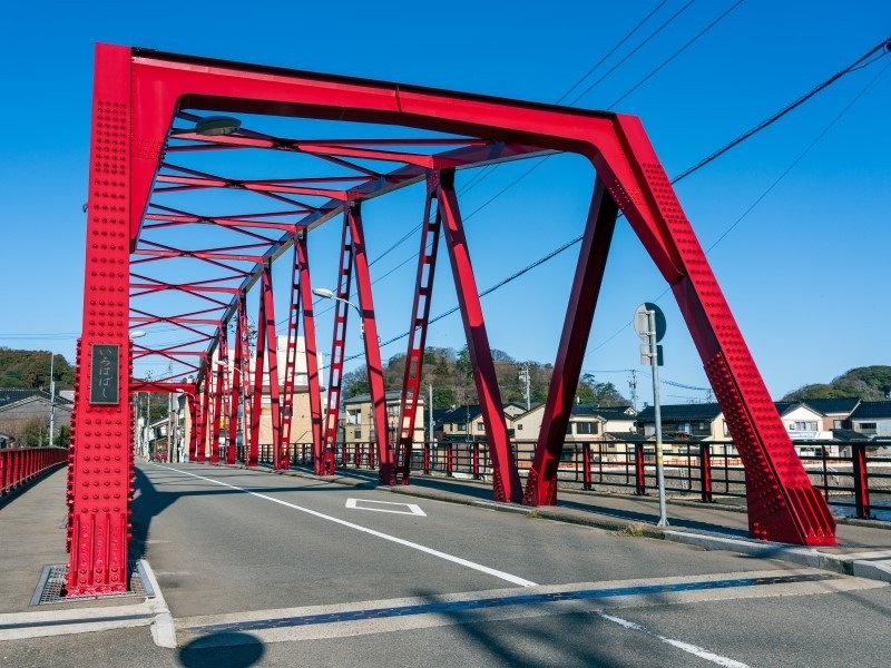 通学のシーンなどで登場した「いろは橋」