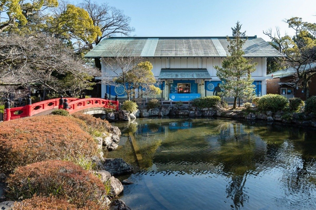 静岡浅間神社にある大河ドラマ館。駿府城公園からも歩いて10分ほど