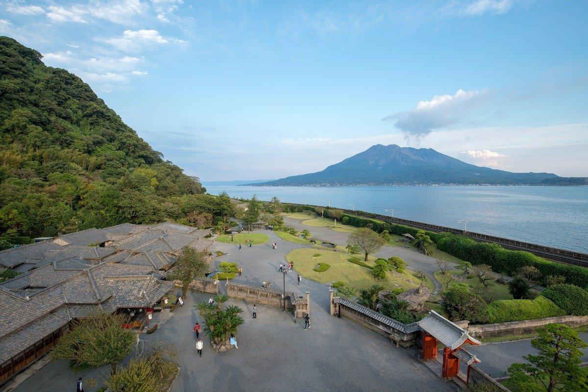 仙巌園（俯瞰）