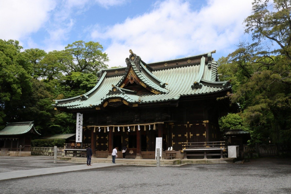 幕末に建てられた国重要文化財の御本殿
