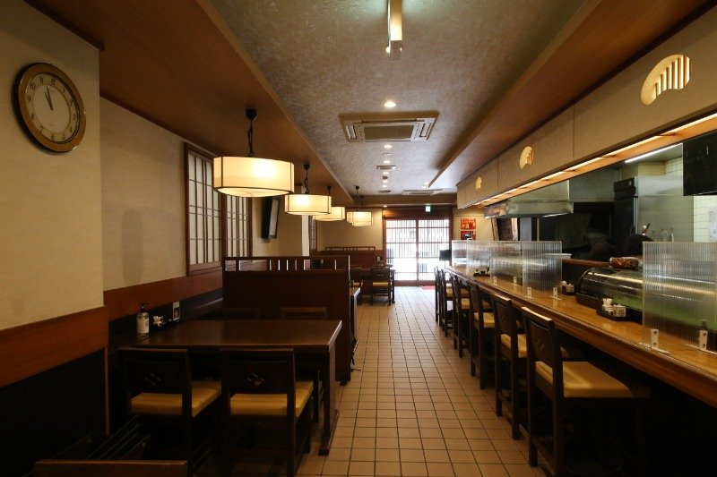 ゆったりした店内