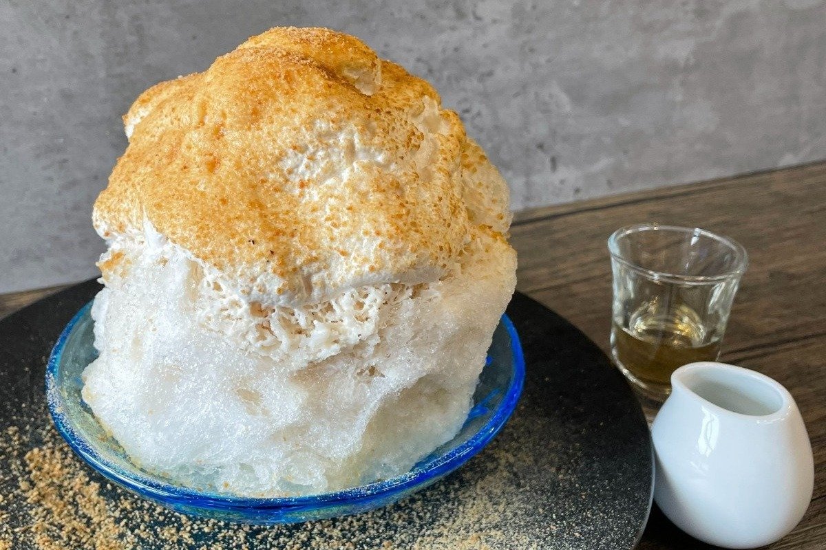 「ふわふわ とちの実かき氷」1000円