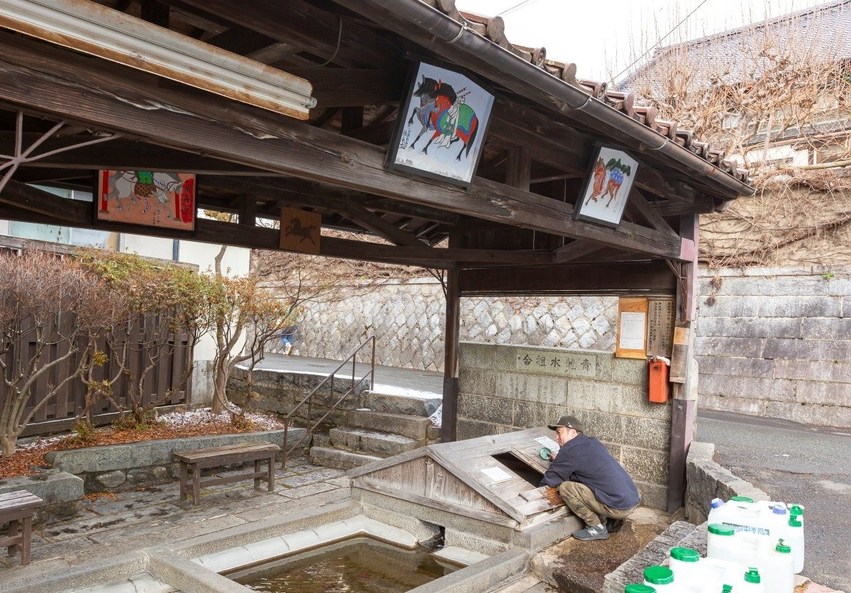 「青龍水」でそばを打つとおいしくなるそうです