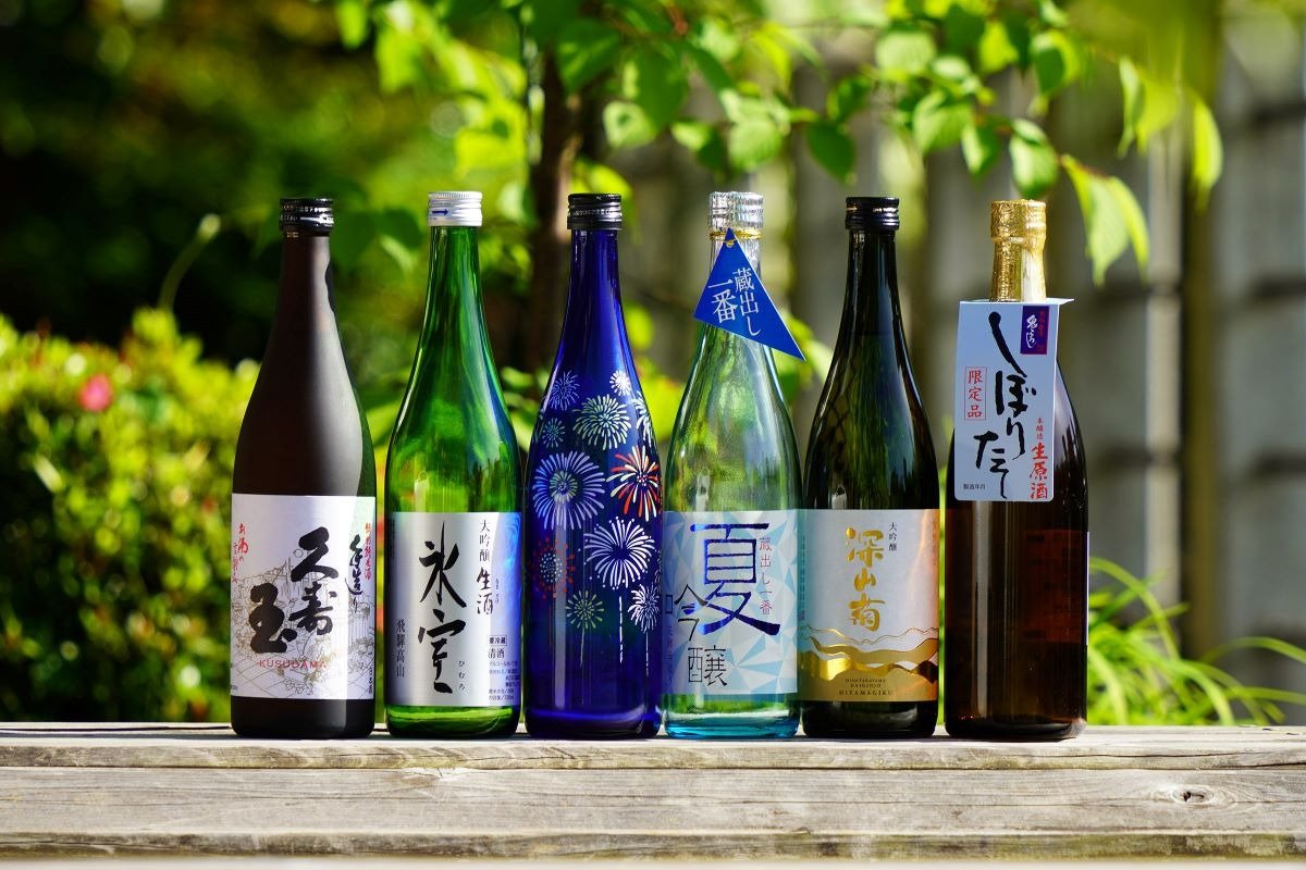 6つの酒造ならではの銘柄をご賞味ください　※写真はイメージです