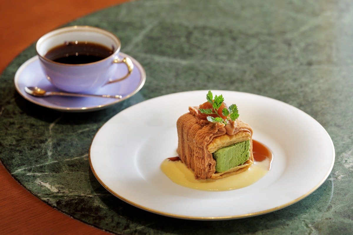 「モンブランケーキセット」2200円