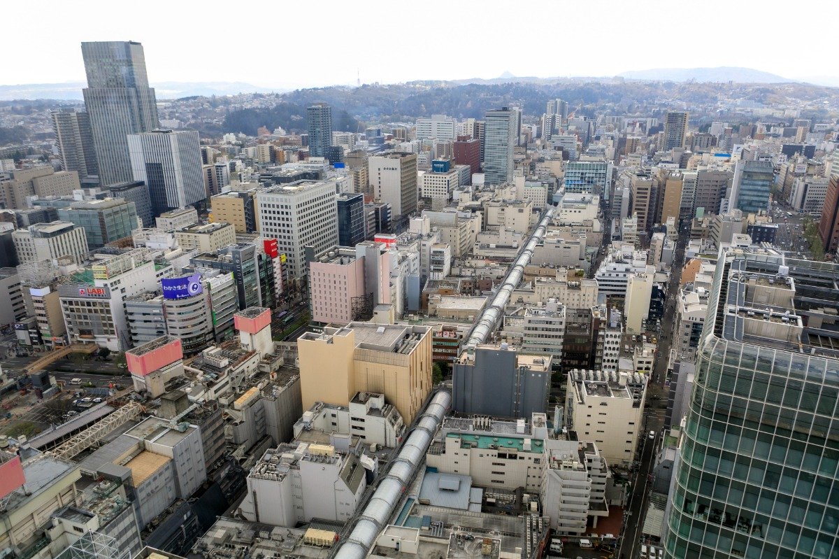 展望テラス西側の眺め