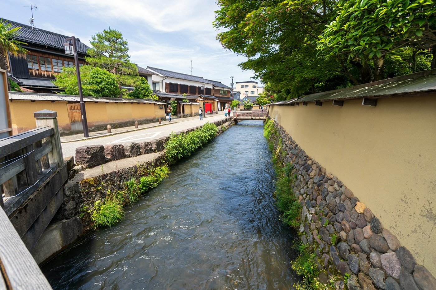 長町武家屋敷跡を流れる大野庄用水
