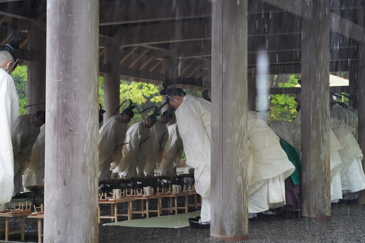 祝いの膳をかこむ宴席「饗膳（きょうぜん）の儀」