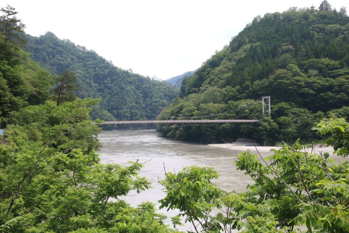 駅から眺める天竜橋