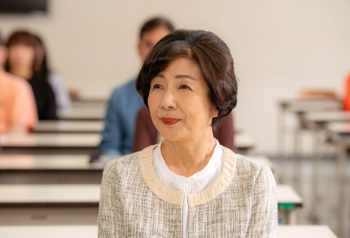 大学に通い始める文子さん。なんだか嬉しそう