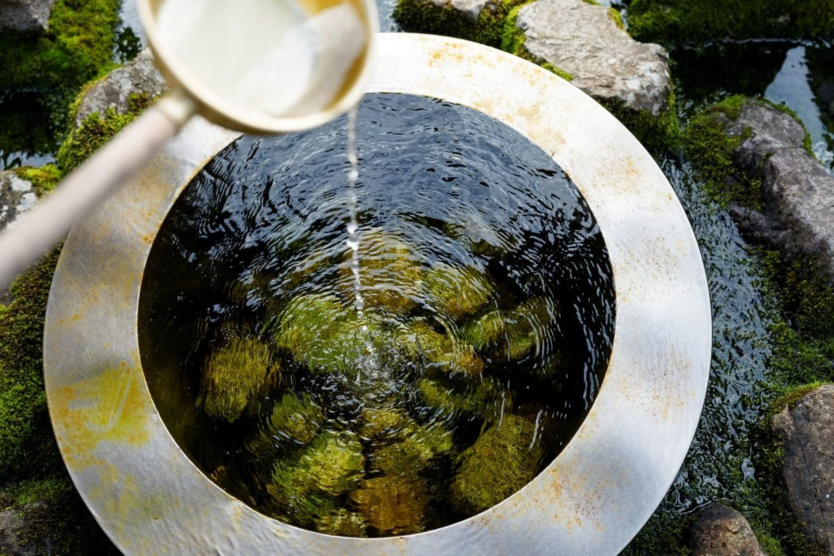 御清水の水は口当たりがよくて、ついつい飲みすぎてしまいます