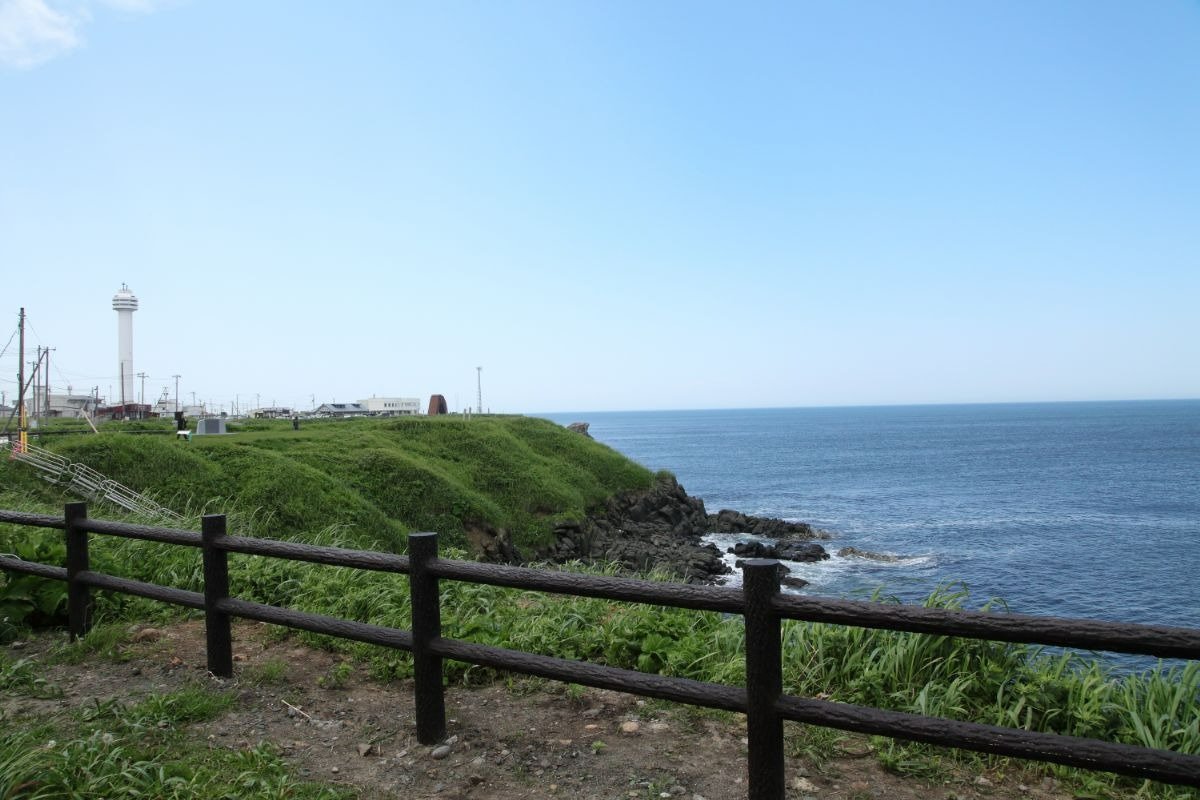 晴れた日は北方領土の島々がくっきりと見える納沙布岬