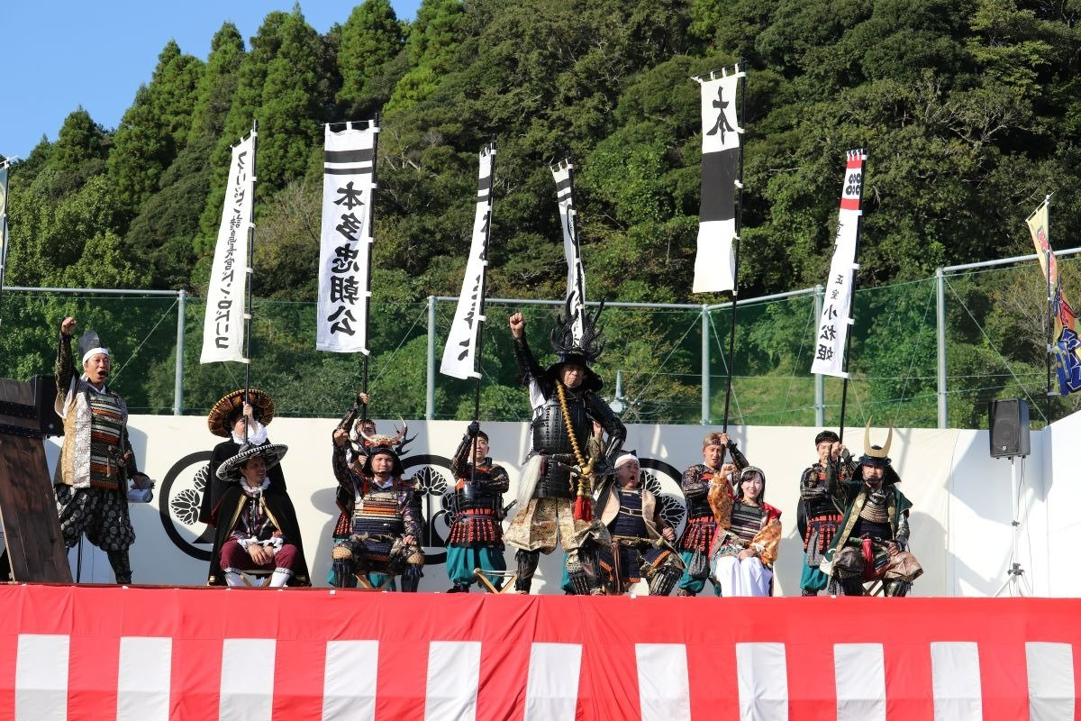 例年10月の「大多喜お城まつり」では武者行列も