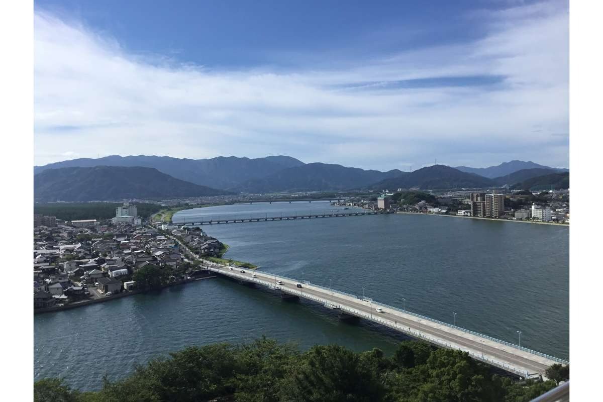 天守からの見晴らしは抜群
