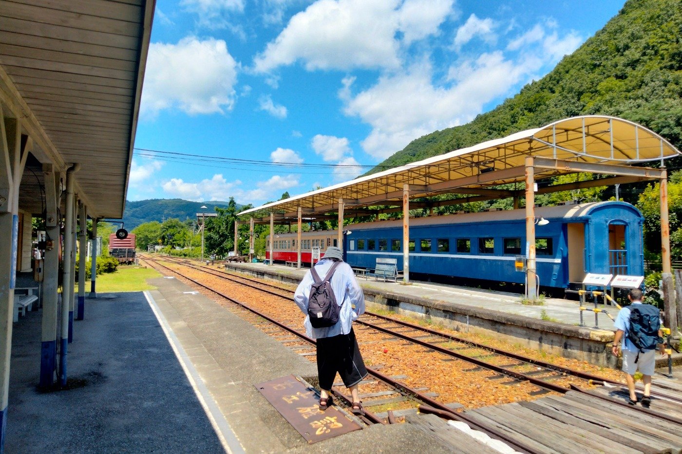 旧吉ヶ原駅（柵原ふれあい鉱山公園）