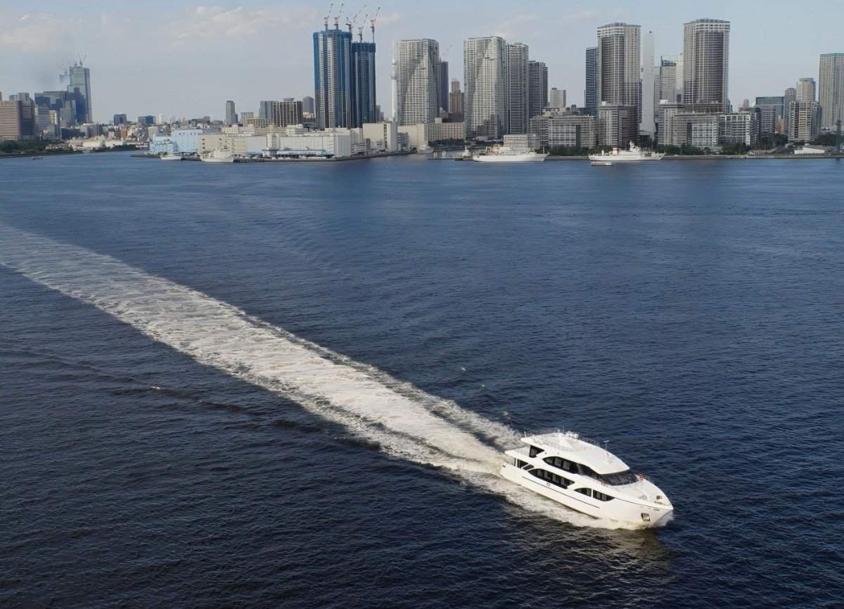 岡戸さんが撮影した写真「レインボーブリッジからの北方の眺め」