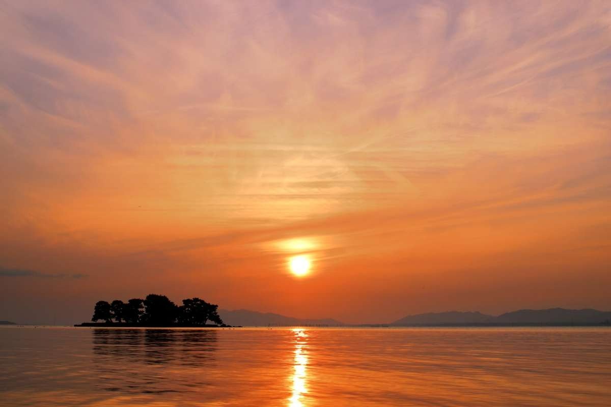 小泉八雲も愛した宍道湖の夕景
