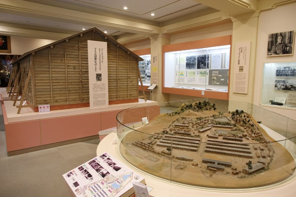 ドイツ兵俘虜の暮らしを伝える展示