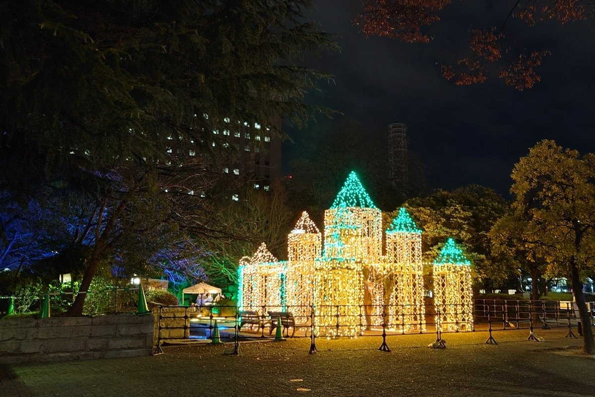 勾当台（こうとうだい）公園に設置される「スターライト☆キャッスル」