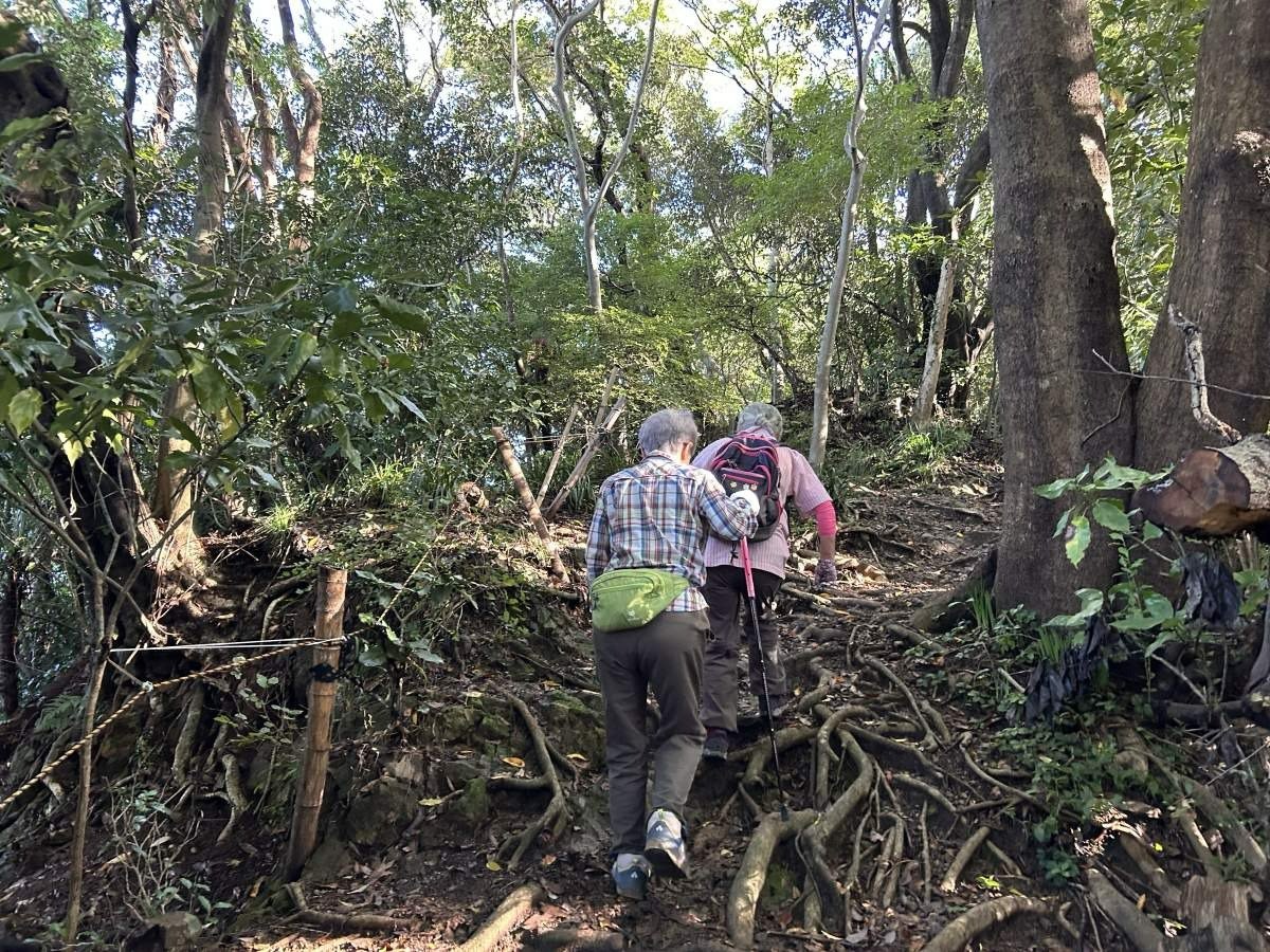 賤機山山頂までもうひと息！