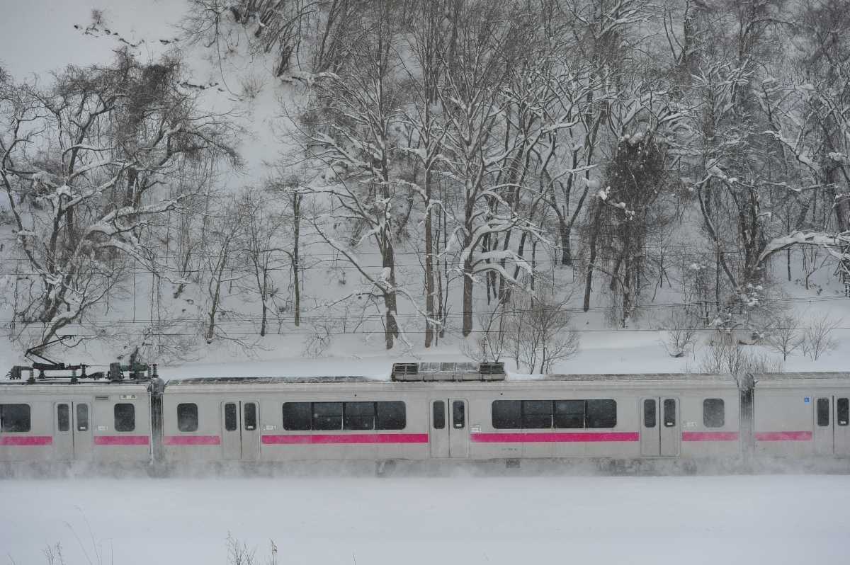 福島駅と青森駅を秋田経由で結ぶ。営業キロ約484.5キロで、JR東日本では最長の東北新幹線に次いで2番目