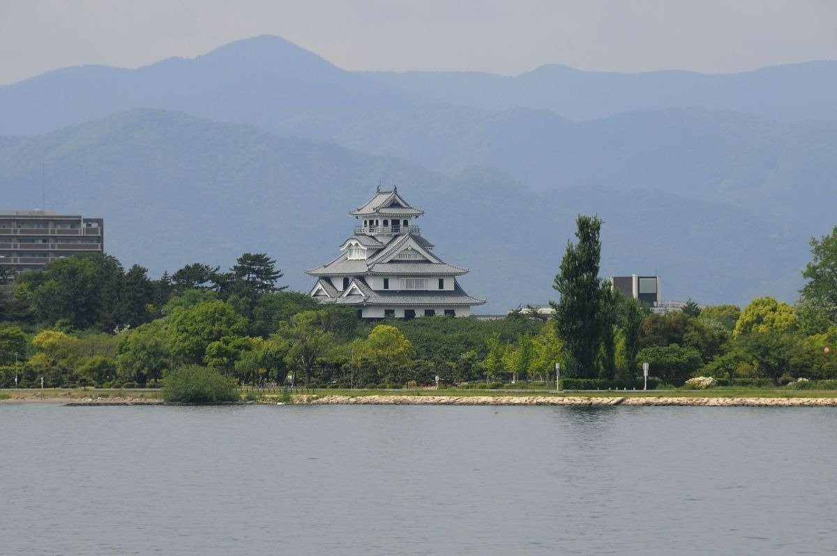 現在は復興天守が建てられ博物館となっている長浜城　写真／長浜観光協会