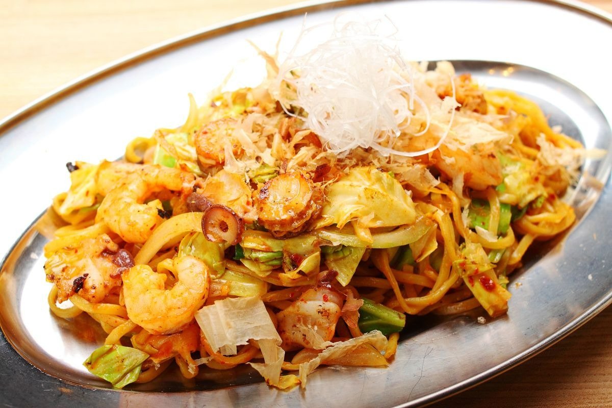 海鮮のだしがきいた「登別閻魔やきそば」1280円