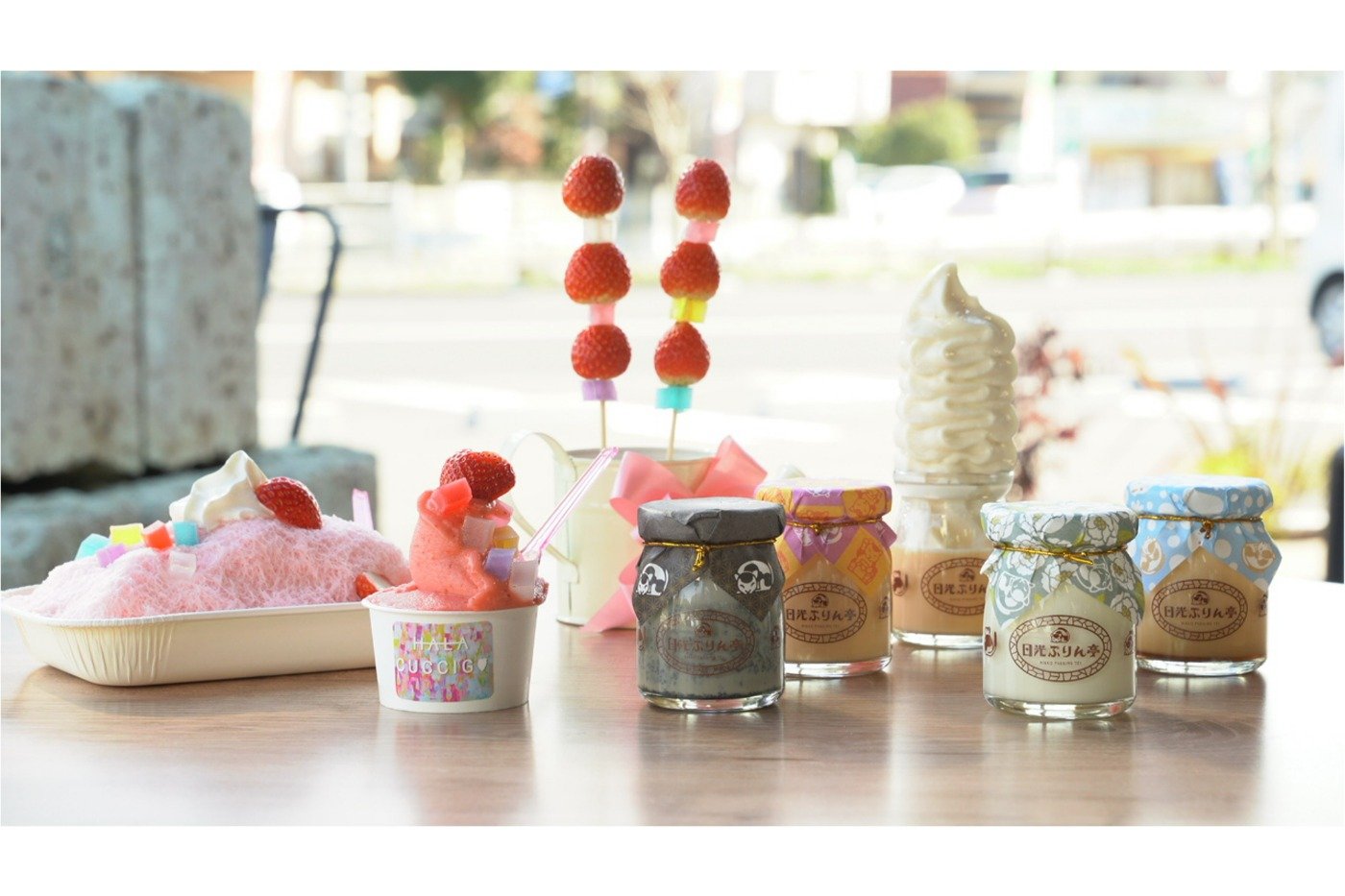 「HALA-CUCCIGO」や「日光ぷりん亭」のスイーツ