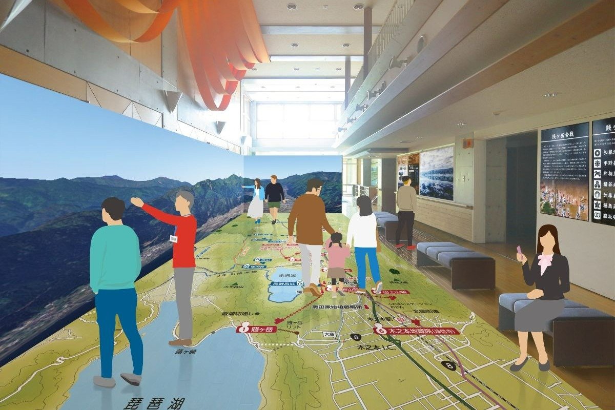 賤ヶ岳戦国ステーションの展示スペースのイメージ