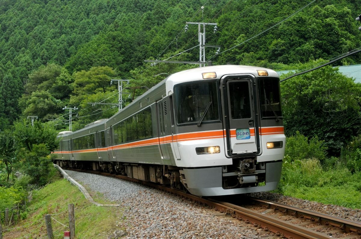身延線を走る特急「ふじかわ」は1日7往復運行