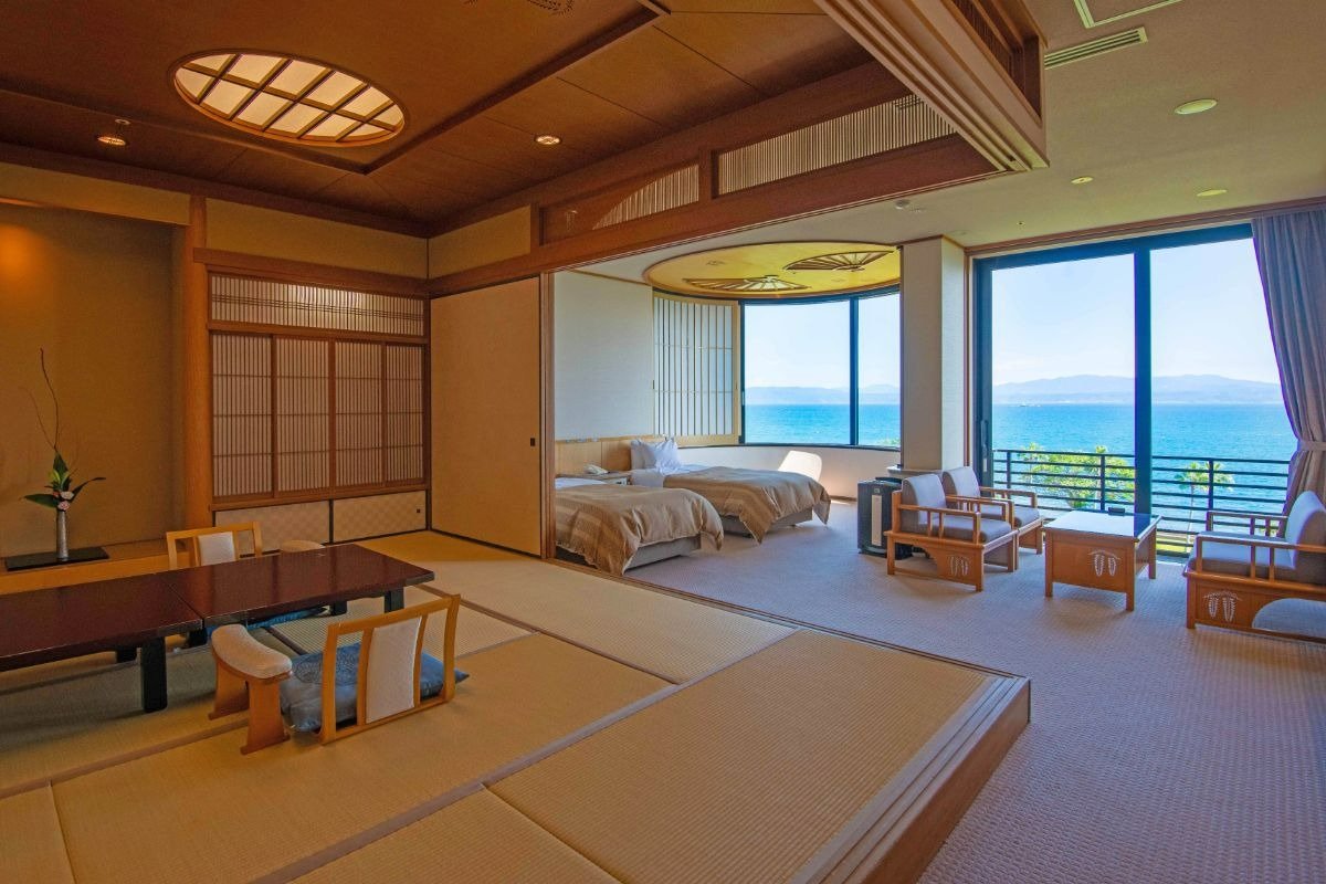 別棟「離宮」の客室は全室オーシャンビュー
